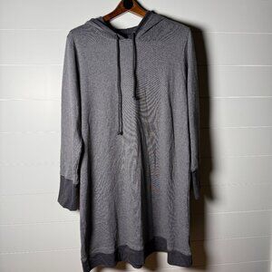 44 Degrees North Forged Iron XL Hooded Long Dress Sweatshirt Cozy